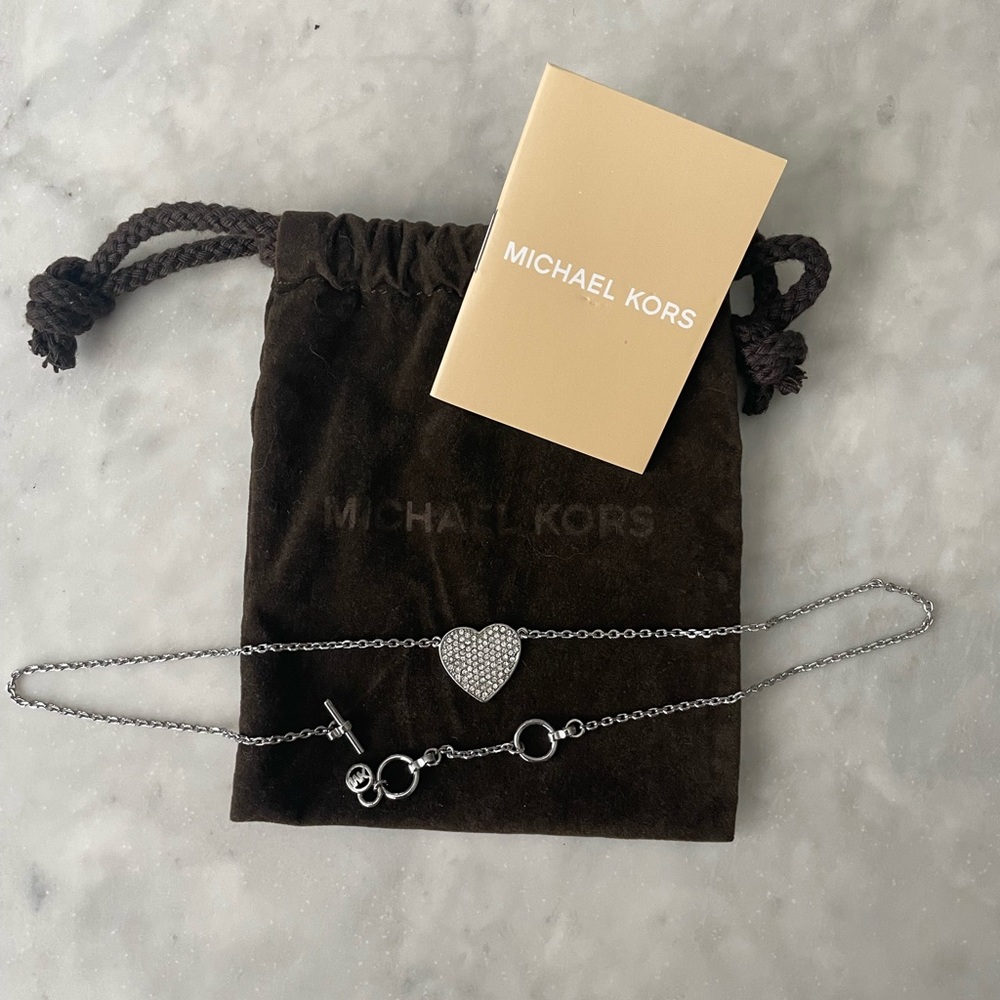 Michael Kors Bling Heart Necklace